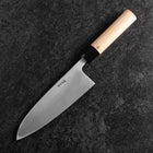 Deba White Steel #2 Kurouchi Tsuchime Cherry Handle 180mm (7”)-[Musashi]-[Japanese-Kitchen-Knives]