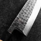 Deba White Steel #2 Kurouchi Tsuchime Cherry Handle 180mm (7”)-[Musashi]-[Japanese-Kitchen-Knives]