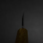 Deba White Steel #2 Nashiji Oak Handle 80mm-[Musashi]-[Japanese-Kitchen-Knives]