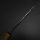 Deba White Steel #2 Nashiji Oak Handle 80mm-[Musashi]-[Japanese-Kitchen-Knives]