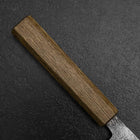 Deba White Steel #2 Nashiji Oak Handle 80mm-[Musashi]-[Japanese-Kitchen-Knives]