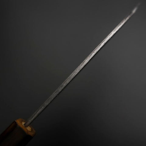 Deba White Steel #2 Nashiji Sumi Urushi Handle 120mm (4.7”)-[Musashi]-[Japanese-Kitchen-Knives]