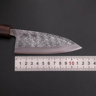 Deba White Steel #2 Nashiji Sumi Urushi Handle 120mm (4.7”)-[Musashi]-[Japanese-Kitchen-Knives]