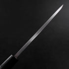 Deba White Steel #2 Kasumi Buffalo Ebony Handle 165mm-[Musashi]-[Japanese-Kitchen-Knives]