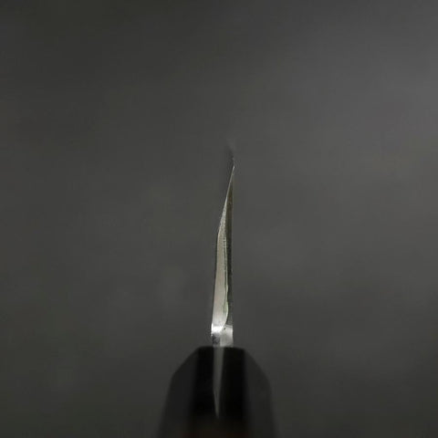 Deba White Steel #2 Kasumi Buffalo Ebony Handle 180mm-[Musashi]-[Japanese-Kitchen-Knives]
