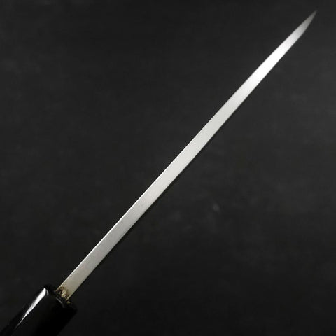 Deba White Steel #2 Kasumi Buffalo Ebony Handle 180mm-[Musashi]-[Japanese-Kitchen-Knives]
