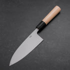 Deba White Steel #2 Kasumi Buffalo Magnolia Handle 150mm-[Musashi]-[Japanese-Kitchen-Knives]