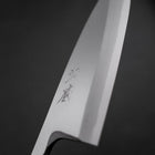 Deba White Steel #2 Kasumi Buffalo Magnolia Handle 150mm-[Musashi]-[Japanese-Kitchen-Knives]