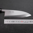 Deba White Steel #2 Kasumi Buffalo Magnolia Handle 150mm-[Musashi]-[Japanese-Kitchen-Knives]