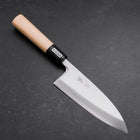 Deba White Steel #2 Kasumi Buffalo Magnolia Handle 150mm-[Musashi]-[Japanese-Kitchen-Knives]