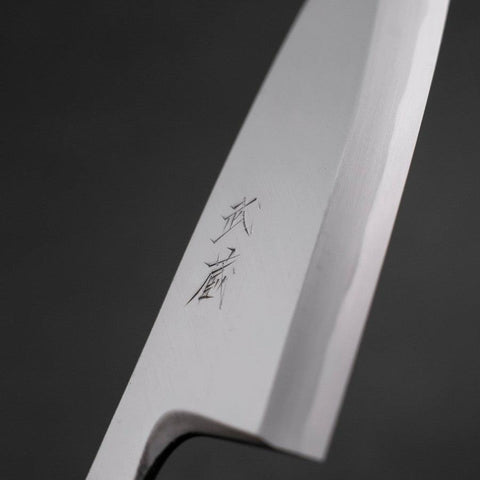 Deba White Steel #2 Kasumi Buffalo Magnolia Handle 165mm-[Musashi]-[Japanese-Kitchen-Knives]