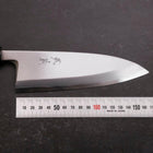 Deba White Steel #2 Kasumi Buffalo Magnolia Handle 165mm-[Musashi]-[Japanese-Kitchen-Knives]