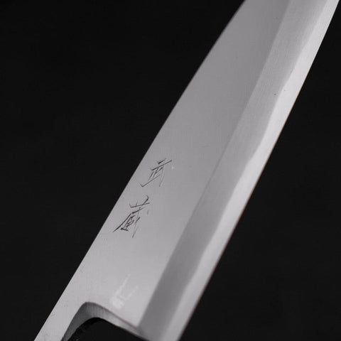 Deba White Steel #2 Kasumi Buffalo Magnolia Handle 180mm-[Musashi]-[Japanese-Kitchen-Knives]