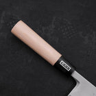 Deba White Steel #2 Kasumi Buffalo Magnolia Handle 180mm-[Musashi]-[Japanese-Kitchen-Knives]