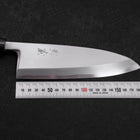 Deba White Steel #2 Kasumi Buffalo Magnolia Handle 180mm-[Musashi]-[Japanese-Kitchen-Knives]