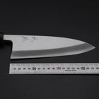 Deba White Steel #2 Kasumi Buffalo Magnolia Handle 180mm-[Musashi]-[Japanese-Kitchen-Knives]