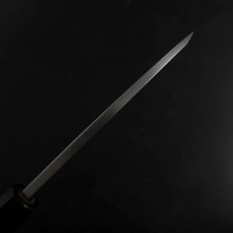 Deba White Steel #2 Kasumi Buffalo Teak Handle 150mm-[Musashi]-[Japanese-Kitchen-Knives]