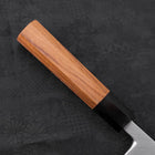 Deba White Steel #2 Kasumi Buffalo Teak Handle 180mm-[Musashi]-[Japanese-Kitchen-Knives]
