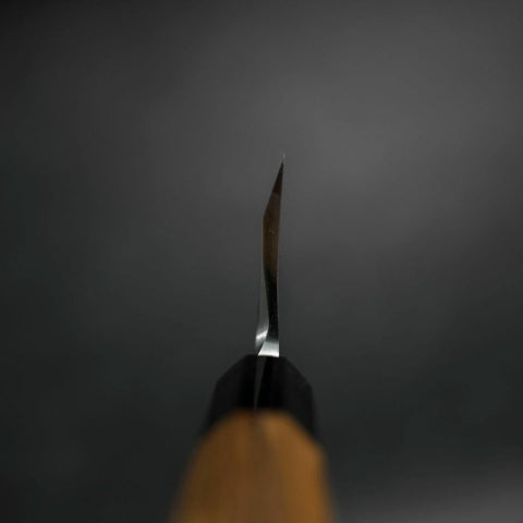 Deba White Steel #2 Kasumi Buffalo Teak Handle 195mm-[Musashi]-[Japanese-Kitchen-Knives]