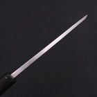 Deba White Steel #2 Kasumi Chokin Silver Dragon Buffalo Ebony Handle 170mm-[Musashi]-[Japanese-Kitchen-Knives]