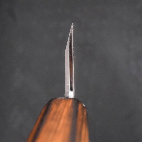 Deba White Steel #2 Kasumi Sumi Urushi Handle 120mm-[Musashi]-[Japanese-Kitchen-Knives]