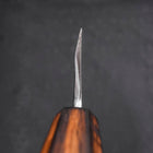 Deba White Steel #2 Kasumi Sumi Urushi Handle 150mm-[Musashi]-[Japanese-Kitchen-Knives]