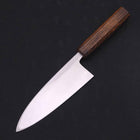 Deba White Steel #2 Kasumi Sumi Urushi Handle 165mm-[Musashi]-[Japanese-Kitchen-Knives]
