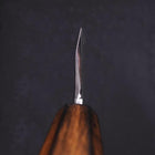 Deba White Steel #2 Kasumi Sumi Urushi Handle 165mm-[Musashi]-[Japanese-Kitchen-Knives]