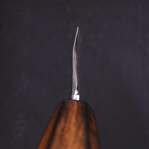 Deba White Steel #2 Kasumi Sumi Urushi Handle 165mm-[Musashi]-[Japanese-Kitchen-Knives]