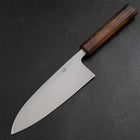 Deba White Steel #2 Kasumi Sumi Urushi Handle 180mm-[Musashi]-[Japanese-Kitchen-Knives]