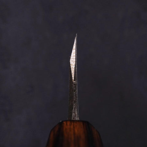 Deba White Steel #2 Kasumi Sumi Urushi Handle 180mm-[Musashi]-[Japanese-Kitchen-Knives]