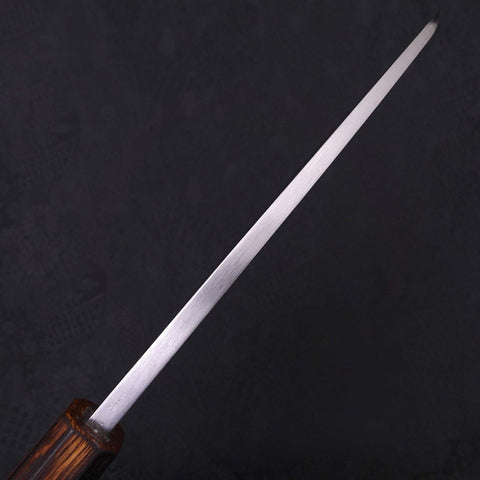 Deba White Steel #2 Kasumi Sumi Urushi Handle 180mm-[Musashi]-[Japanese-Kitchen-Knives]