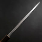 Deba White Steel #2 Kasumi Sumi Urushi Handle 180mm-[Musashi]-[Japanese-Kitchen-Knives]