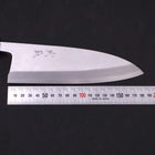 Deba White Steel #2 Kasumi Sumi Urushi Handle 180mm-[Musashi]-[Japanese-Kitchen-Knives]