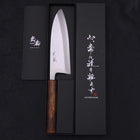 Deba White Steel #2 Kasumi Sumi Urushi Handle 180mm-[Musashi]-[Japanese-Kitchen-Knives]