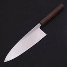 Deba White Steel #2 Kasumi Sumi Urushi Handle 195mm-[Musashi]-[Japanese-Kitchen-Knives]