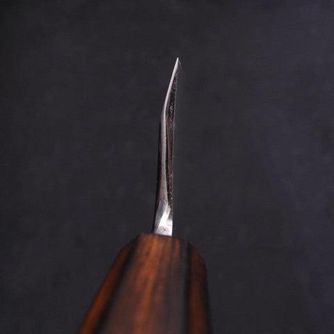 Deba White Steel #2 Kasumi Sumi Urushi Handle 195mm-[Musashi]-[Japanese-Kitchen-Knives]