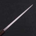 Deba White Steel #2 Kasumi Sumi Urushi Handle 195mm-[Musashi]-[Japanese-Kitchen-Knives]