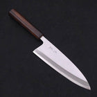 Deba White Steel #2 Kasumi Sumi Urushi Handle 195mm-[Musashi]-[Japanese-Kitchen-Knives]