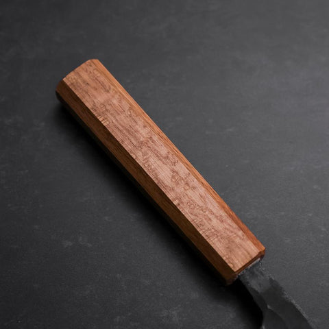 Deba White Steel #2 Kurouchi Oak Handle 150mm-[Musashi]-[Japanese-Kitchen-Knives]