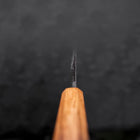 Deba White Steel #2 Kurouchi Tsuchime Yaki Urushi Handle 105mm-[Musashi]-[Japanese-Kitchen-Knives]