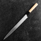 Fuguhiki White Steel #3 Kasumi Buffalo Magnolia Handle 300mm (11.8”)-[Musashi]-[Japanese-Kitchen-Knives]