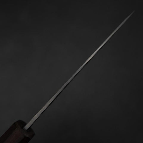Funayuki Blue Steel #1 Kurouchi Purple Urushi Handle 105mm-[Musashi]-[Japanese-Kitchen-Knives]