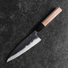 Funayuki Blue Steel #2 Kurouchi Buffalo Walnut Handle 165mm-[Musashi]-[Japanese-Kitchen-Knives]