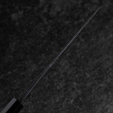 Funayuki Blue Steel #2 Kurouchi Buffalo Walnut Handle 165mm-[Musashi]-[Japanese-Kitchen-Knives]