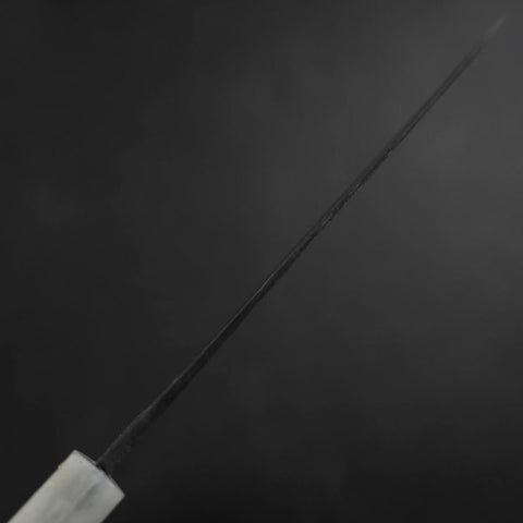 Funayuki Blue Steel #2 Kurouchi Ocean Black White Gold Handle 165mm (6.5”)-[Musashi]-[Japanese-Kitchen-Knives]