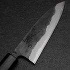 Funayuki Blue Steel #2 Kurouchi Walnut Handle 120mm-[Musashi]-[Japanese-Kitchen-Knives]