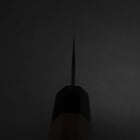Funayuki Blue Steel #2 Kurouchi Walnut Handle 120mm-[Musashi]-[Japanese-Kitchen-Knives]