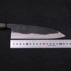 Funayuki Blue Super Kurouchi Buffalo Ebony Handle 165mm-[Musashi]-[Japanese-Kitchen-Knives]