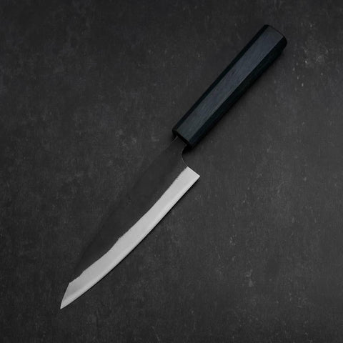 Funayuki Blue Steel #2 Kurouchi Mango Urushi Azul Oscuro 145mm